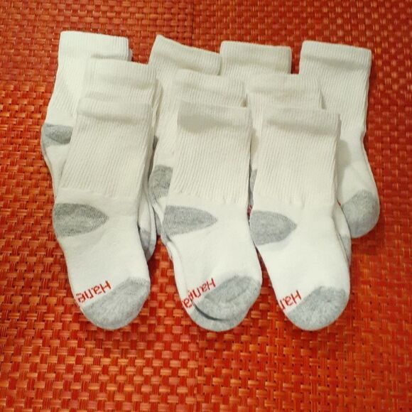 Hanes 10 Pairs Socks Small - Picture 1 of 2